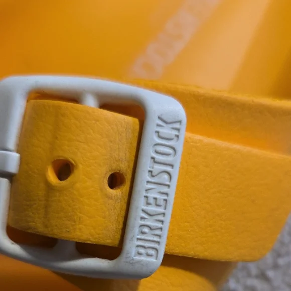 Birkenstock Bright Yellow Slides - Picture 2 of 9